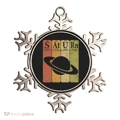 Saturn Periodic Table Elements Saturn Planet Space Nerd Ornament