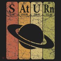 Saturn Periodic Table Elements Saturn Planet Space Nerd Hat thumb 2