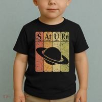 Saturn Periodic Table Elements Saturn Planet Space Nerd Toddler T-Shirt thumb 2