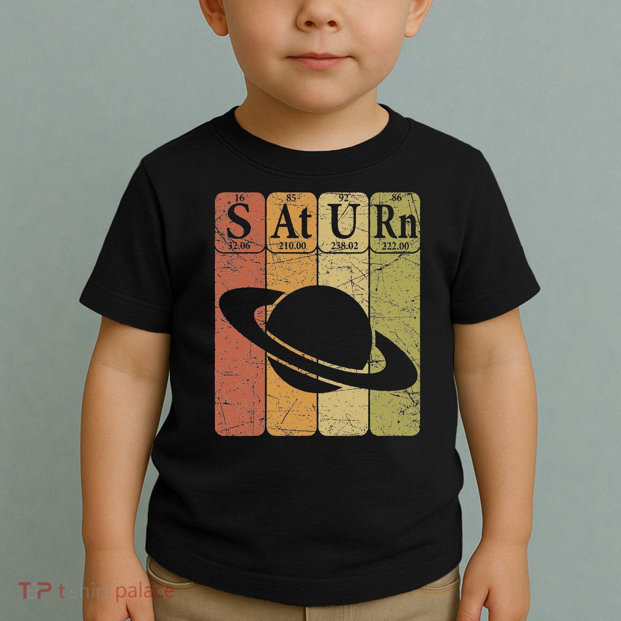 Saturn Periodic Table Elements Saturn Planet Space Nerd Toddler T-Shirt