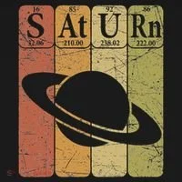 Saturn Periodic Table Elements Saturn Planet Space Nerd Women's Long Sleeve Shirt thumb 2