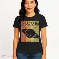 Saturn Periodic Table Elements Saturn Planet Space Nerd Women's T-Shirt thumb 4