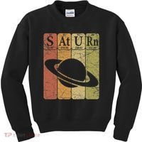 Saturn Periodic Table Elements Saturn Planet Space Nerd Kids Sweatshirt thumb 0