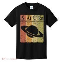 Saturn Periodic Table Elements Saturn Planet Space Nerd Kids T-Shirt thumb 0