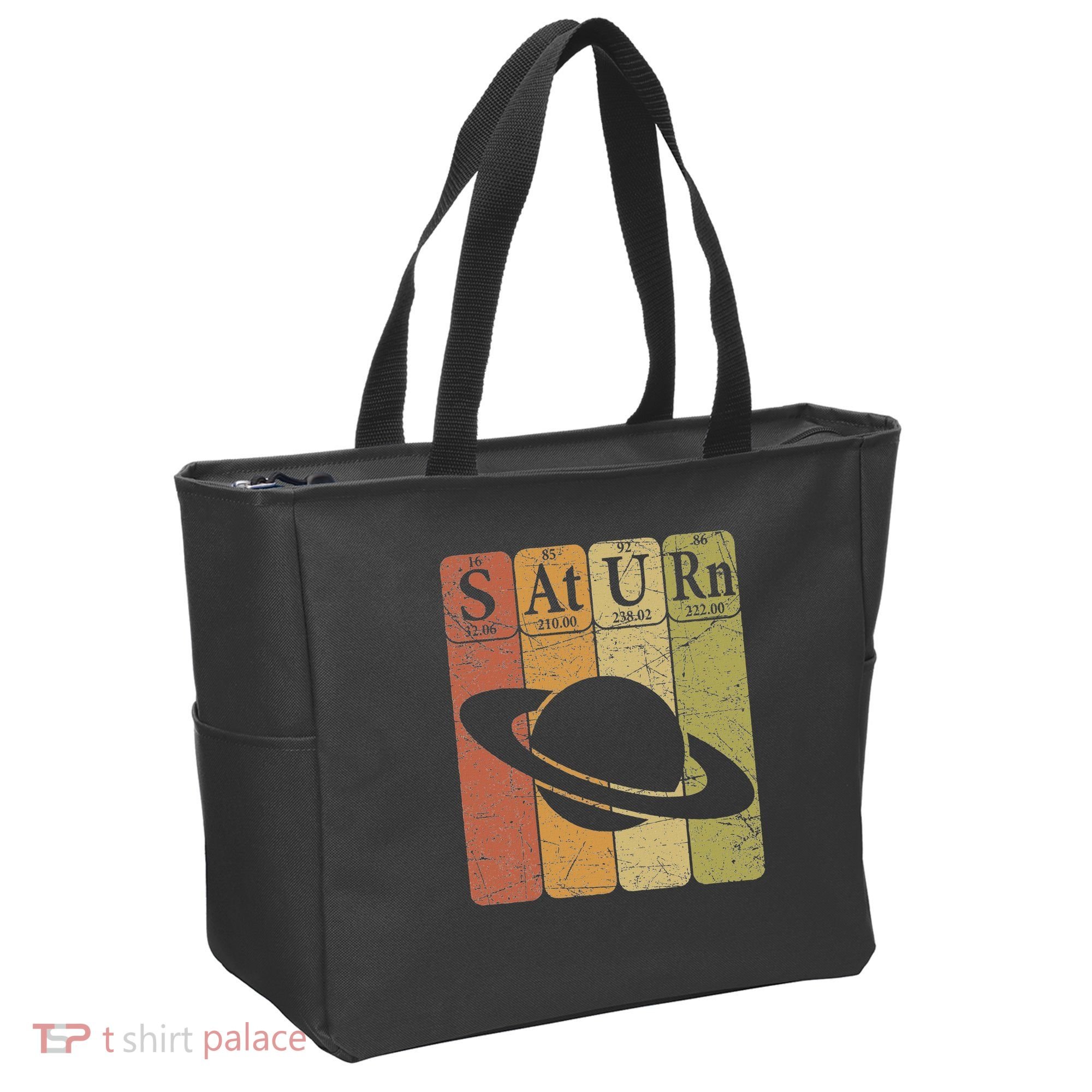 Saturn Periodic Table Elements Saturn Planet Space Nerd Tote Bag