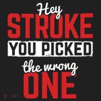 Stroke Picked The Wrong One Stroke Awareness Stroke Survivor Women's Sweatshirt thumb 2