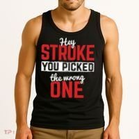 Stroke Picked The Wrong One Stroke Awareness Stroke Survivor Tank Top thumb 3