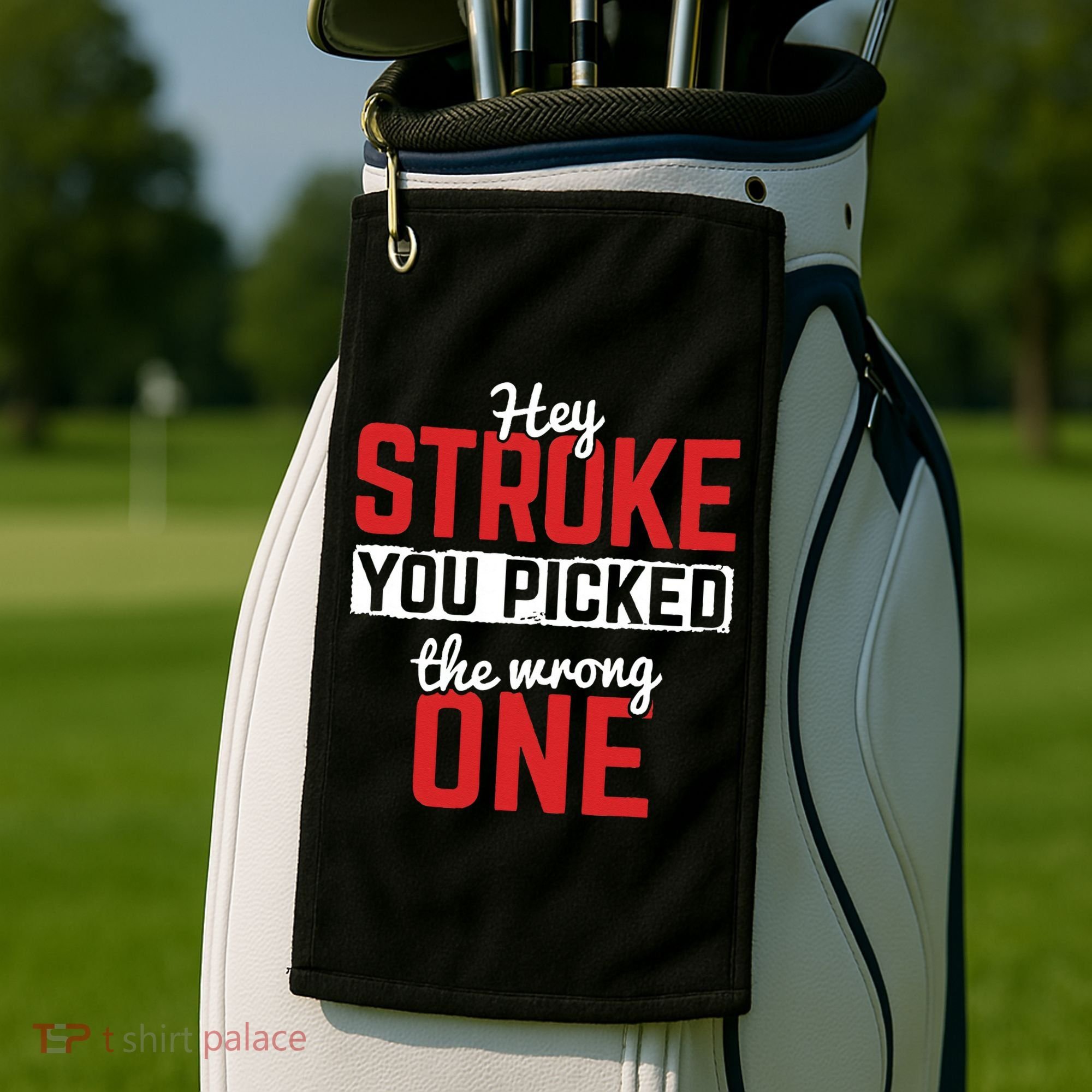 Stroke Picked The Wrong One Stroke Awareness Stroke Survivor Golf Towel