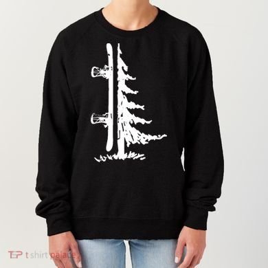 Snowboard Pine Tree Vintage Snowboarder Snowboarding Gift Funny Gift Women's Sweatshirt
