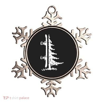 Snowboard Pine Tree Vintage Snowboarder Snowboarding Gift Funny Gift Ornament