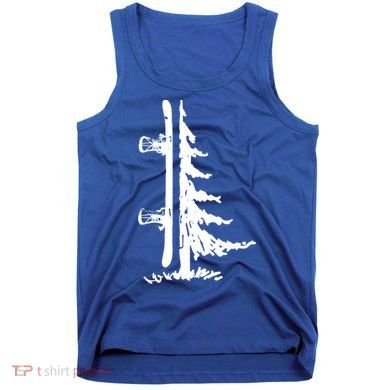 Snowboard Pine Tree Vintage Snowboarder Snowboarding Gift Funny Gift Tank Top