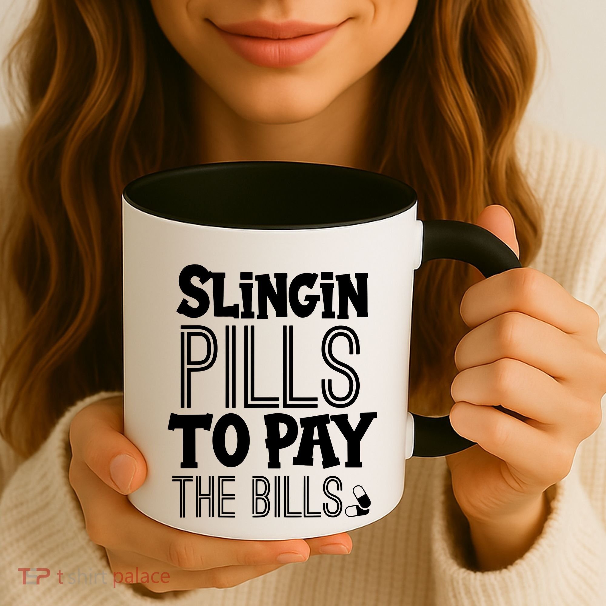 Slinging Pills To Pay Funny Nurse Medical Pharmacy Coffee Mug