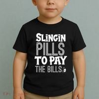 Slinging Pills To Pay Funny Nurse Medical Pharmacy Toddler T-Shirt thumb 2