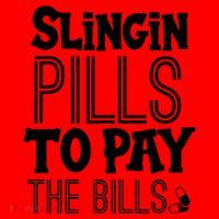 Slinging Pills To Pay Funny Nurse Medical Pharmacy Santa Hat thumb 1