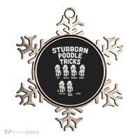 Stubborn Poodle Tricks Funny Dog Lover Owner Trainer Gift Ornament thumb 0