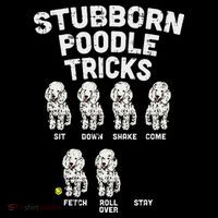 Stubborn Poodle Tricks Funny Dog Lover Owner Trainer Gift Kids Sweatshirt thumb 2