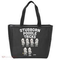 Stubborn Poodle Tricks Funny Dog Lover Owner Trainer Gift Tote Bag thumb 0