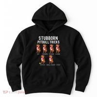 Stubborn Pitbull Tricks Dog Gift Hoodie thumb 0