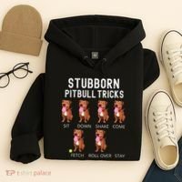 Stubborn Pitbull Tricks Dog Gift Hoodie thumb 4