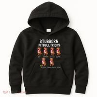 Stubborn Pitbull Tricks Dog Gift Kids Hoodie thumb 0