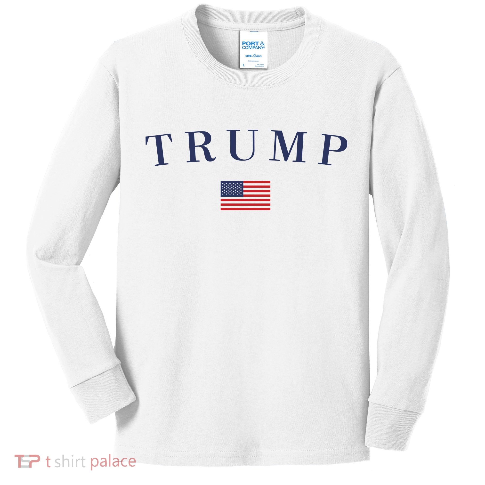 Support President Trump 2024 Kids Long Sleeve Shirt