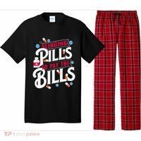 Slinging Pills to Pay The Bills Pharmacist Apothecary RPh Pajama Set thumb 0