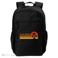 Sunset Palm Tree San Diego Baseball Grand Slam Backpack thumb 0