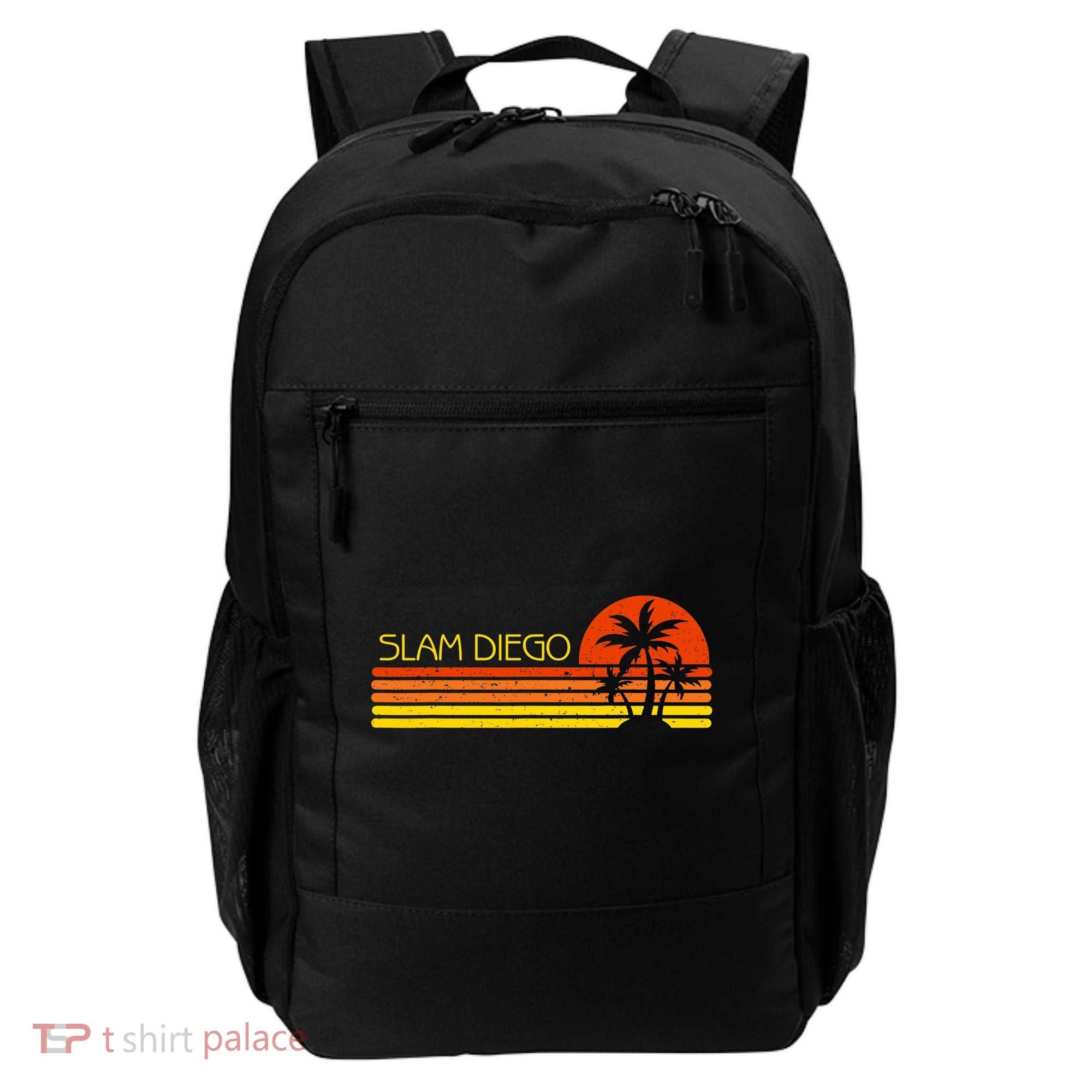 Sunset Palm Tree San Diego Baseball Grand Slam Backpack