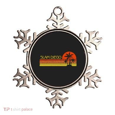 Sunset Palm Tree San Diego Baseball Grand Slam Ornament