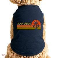 Sunset Palm Tree San Diego Baseball Grand Slam Doggie Tank thumb 0