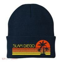 Sunset Palm Tree San Diego Baseball Grand Slam Beanie thumb 0