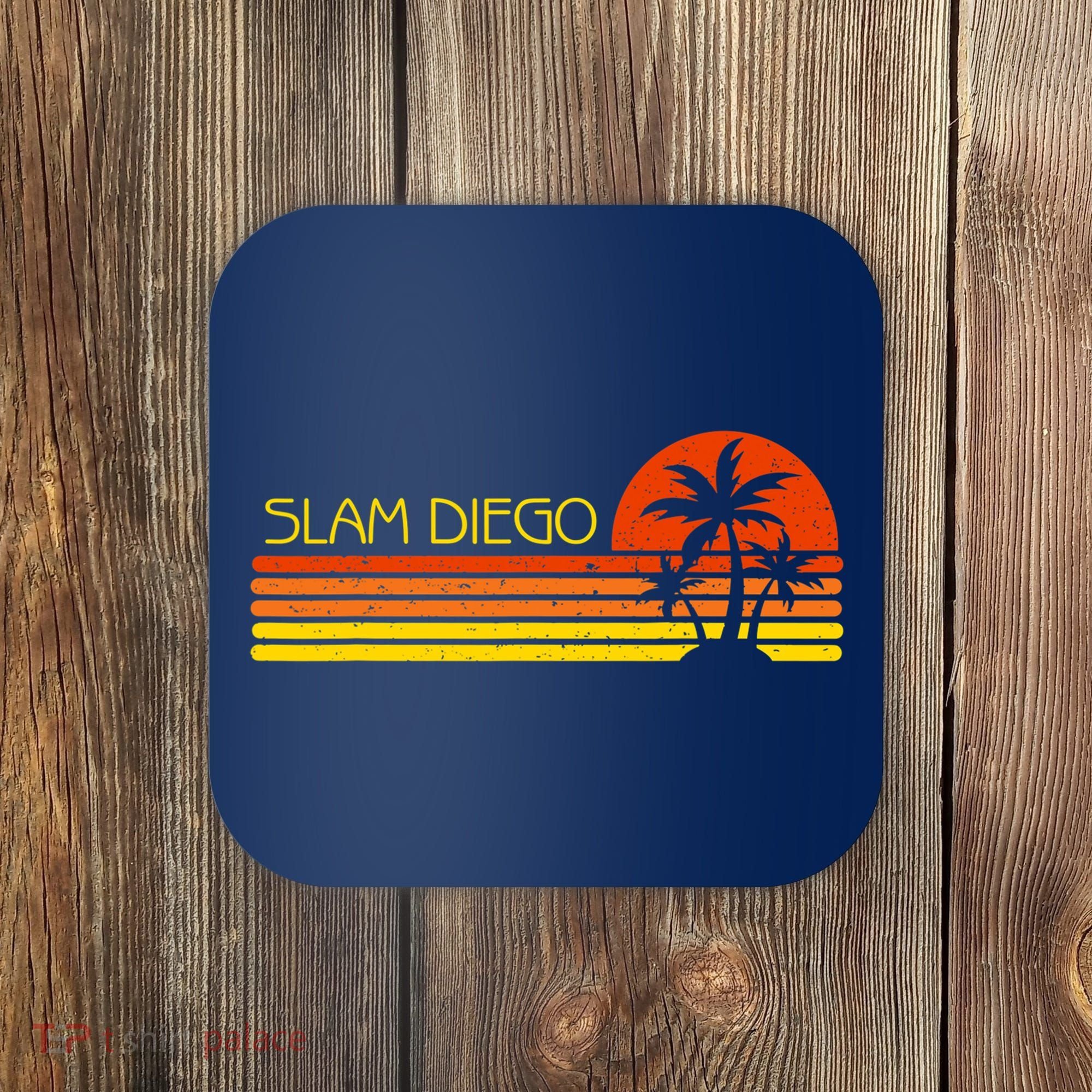 Sunset Palm Tree San Diego Baseball Grand Slam Coaster