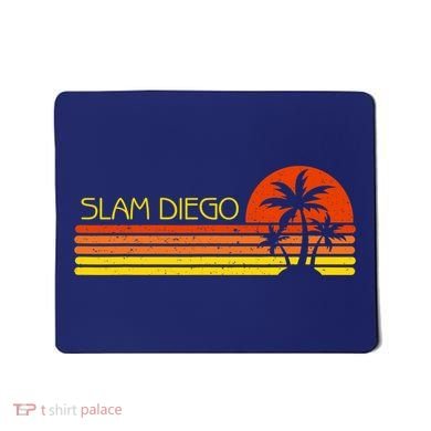 Sunset Palm Tree San Diego Baseball Grand Slam Mousepad