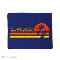Sunset Palm Tree San Diego Baseball Grand Slam Mousepad thumb 0