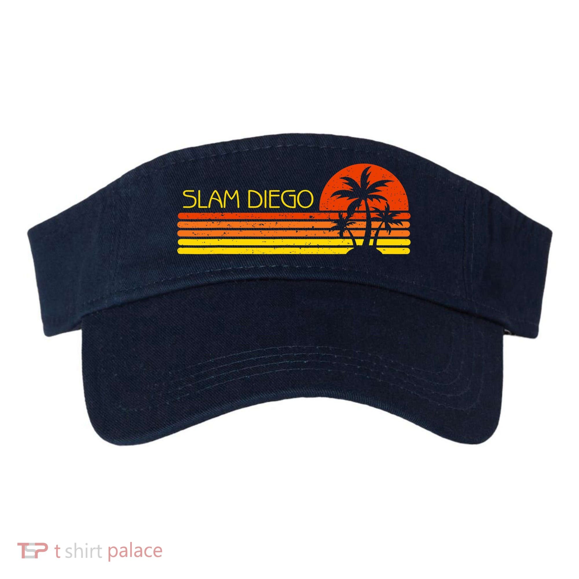 Sunset Palm Tree San Diego Baseball Grand Slam Visor