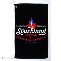 Strickland Propane Taste The Meat Not The Heat Golf Towel thumb 0