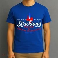 Strickland Propane Taste The Meat Not The Heat T-Shirt thumb 3