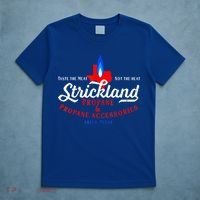 Strickland Propane Taste The Meat Not The Heat T-Shirt thumb 5