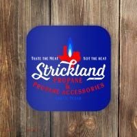 Strickland Propane Taste The Meat Not The Heat Coaster thumb 0