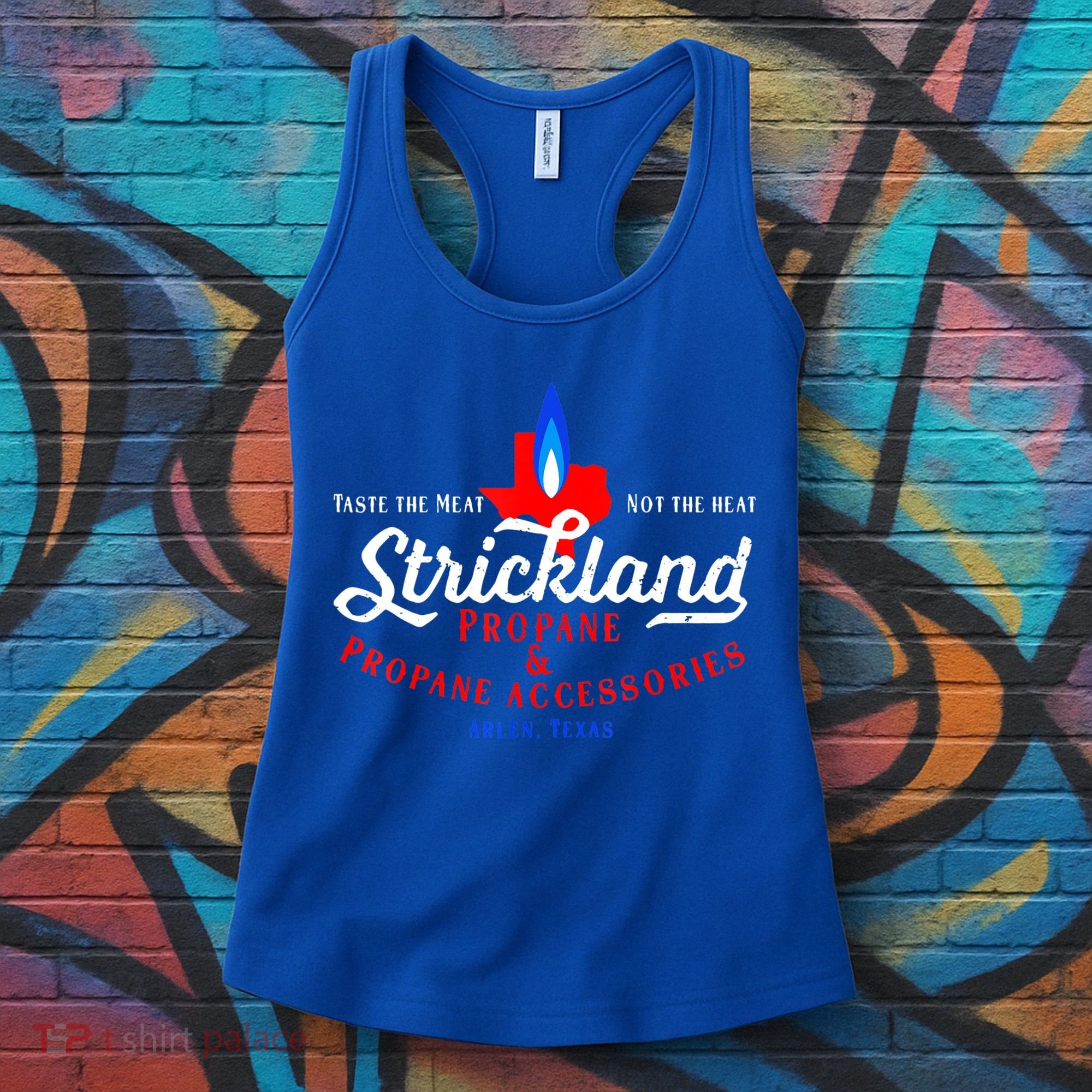 Strickland Propane Taste The Meat Not The Heat Women's Tank Top