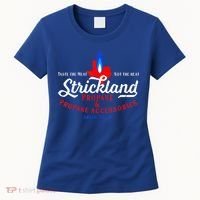 Strickland Propane Taste The Meat Not The Heat Women's T-Shirt thumb 0