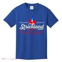 Strickland Propane Taste The Meat Not The Heat Kids T-Shirt thumb 0