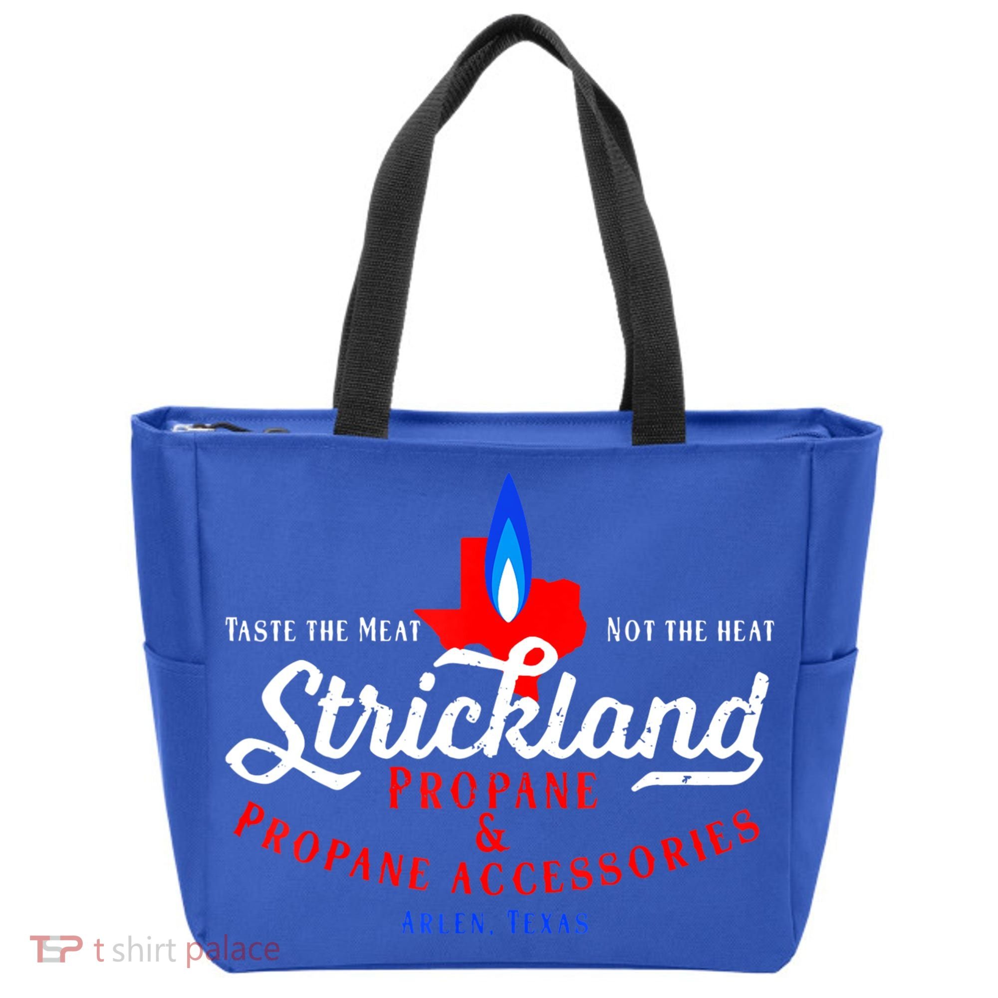 Strickland Propane Taste The Meat Not The Heat Tote Bag