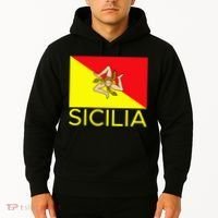 Sicilia Pallermo Triskelion Flag Hoodie thumb 2