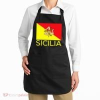 Sicilia Pallermo Triskelion Flag Apron thumb 2