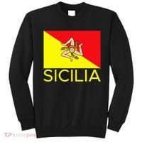 Sicilia Pallermo Triskelion Flag Sweatshirt thumb 0