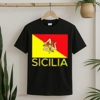 Sicilia Pallermo Triskelion Flag T-Shirt thumb 2