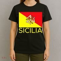 Sicilia Pallermo Triskelion Flag T-Shirt thumb 4