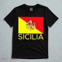 Sicilia Pallermo Triskelion Flag T-Shirt thumb 5