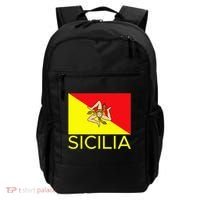 Sicilia Pallermo Triskelion Flag Backpack thumb 0